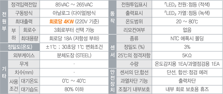 US-1000A 스펙